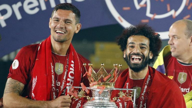 محمد صلاح وديان لوفرين ليفربول الإنجليزي
