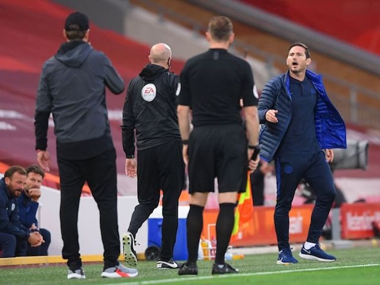 فرانك لامبارد مدرب تشيلسي ويورجن كلوب مدرب ليفربول