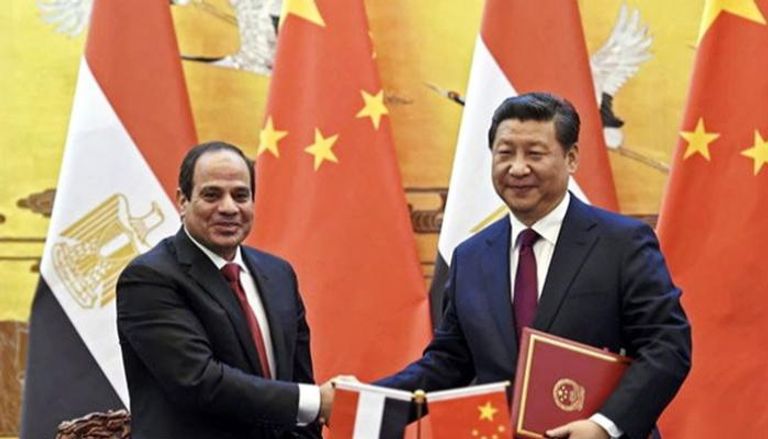 الرئيس المصري ونظيره الصيني - أرشيفية