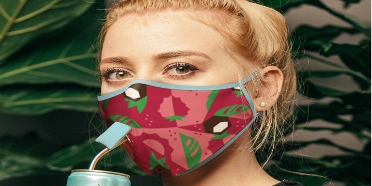 قناع يحمي من الفيروس والعطش