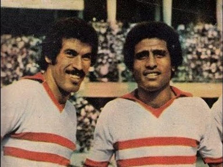 فاروق جعفر وحسن شحاتة أسطورتا نادي الزمالك المصري فاروق جعفر أحد أساطير نادي الزمالك المصري