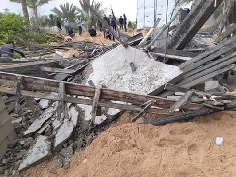 عمليات تجريف نفذتها حماس ضد أراض ذات ملكية خاصة تحاول انتزاعها بالقوة