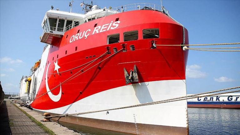 سفينة عسكرية تركية- أرشيفية