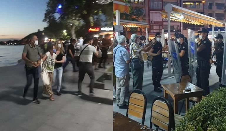 الشرطة التركية تحاصر نشطاء داعمين للبيئة