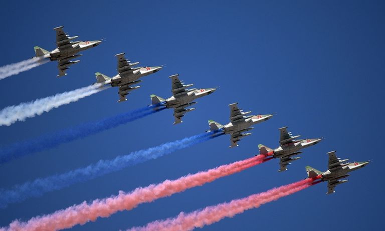 طائرات سو-25 جيت روسية - رويترز