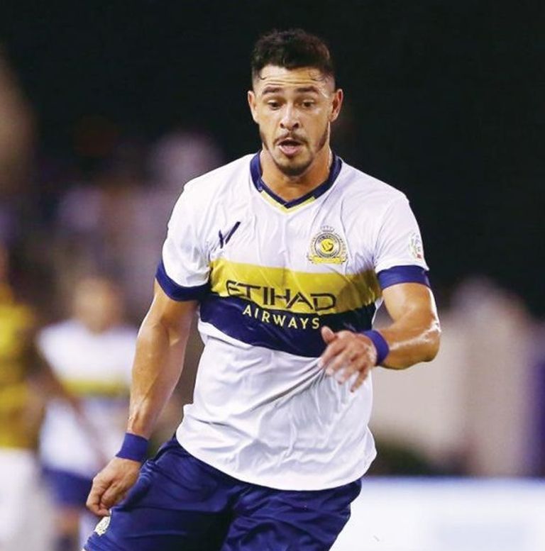 البرازيلي جوليانو دي باولا لاعب فريق النصر النصر والرائد