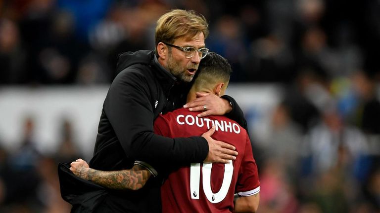 كوتينيو وكلوب فيليبي كوتينيو بقميص ليفربول