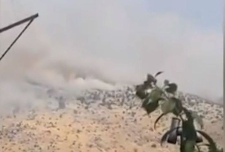 صور متداولة للقصف الإسرائيلي على حدود لبنان