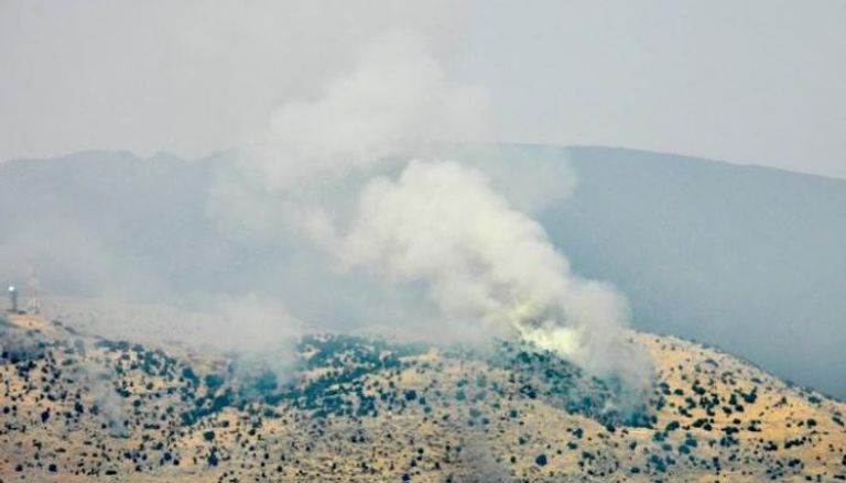 صور متداولة للقصف الإسرائيلي على حدود لبنان