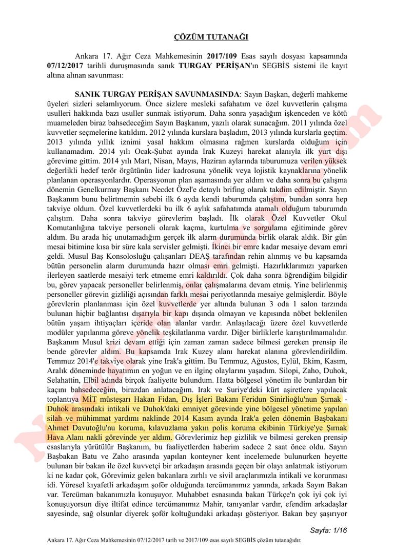 تورجاي بيريشان خلال عمله في القوات الخاصة