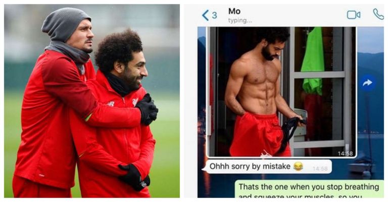 عضلات صلاح ديان لوفرين ومحمد صلاح