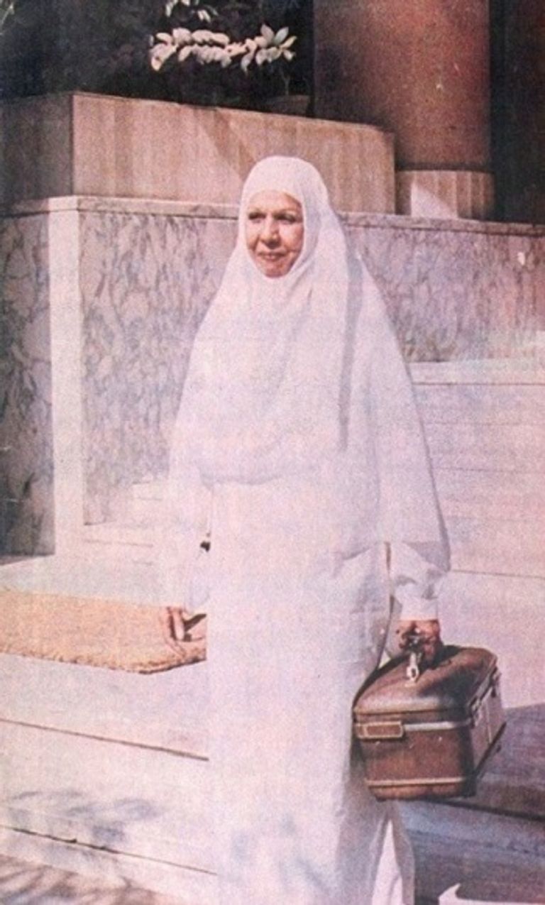 الفنانة الراحلة شادية في الحج