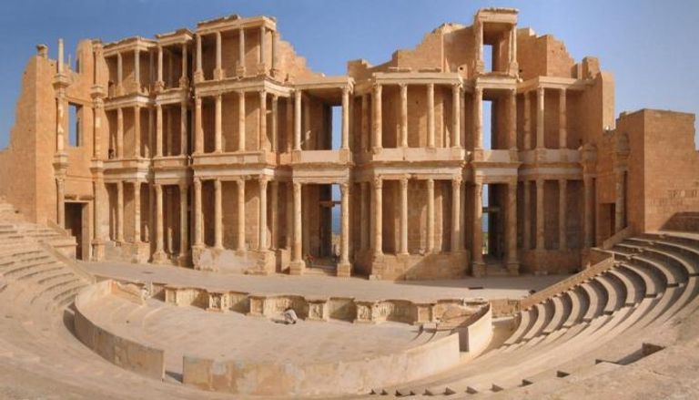 آثار مدينة صبراتة الليبية- أرشيفية
