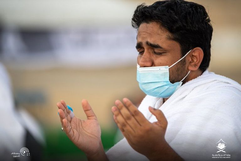 الحجيج في مشعر عرفة