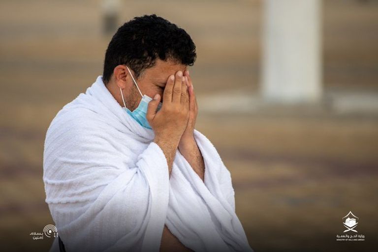 الحجيج في مشعر عرفة