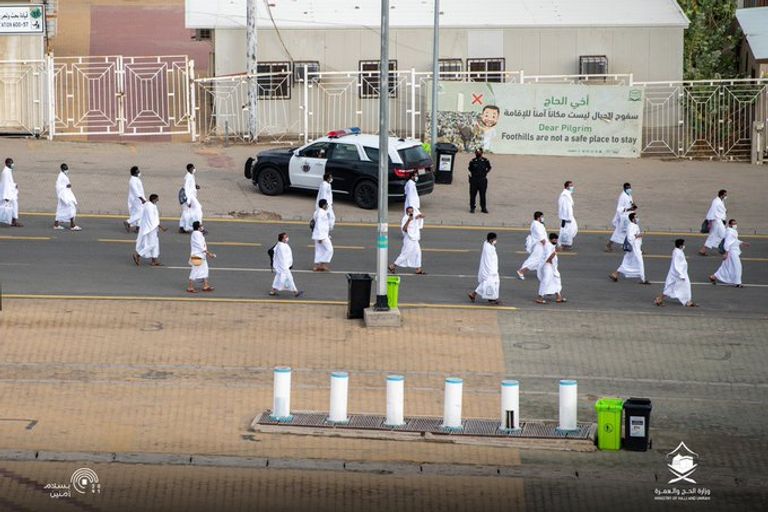 الحجيج في مشعر عرفة