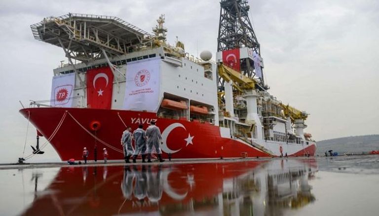 سفينة تركية للتنقيب عن الغاز في البحر الأبيض المتوسط