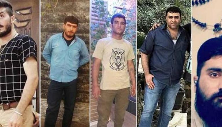 الإيرانيون الخمسة المحكوم عليهم بالإعدام