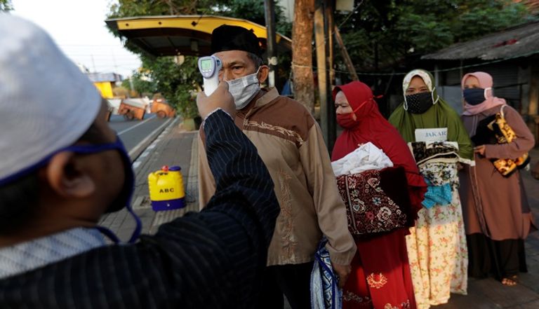 صلاة العيد في جاكرتا