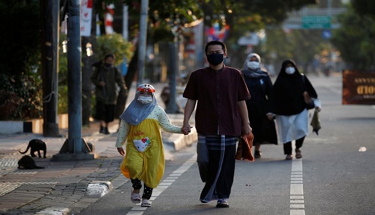 صلاة العيد في جاكرتا