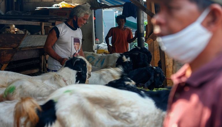 صلاة العيد في جاكرتا