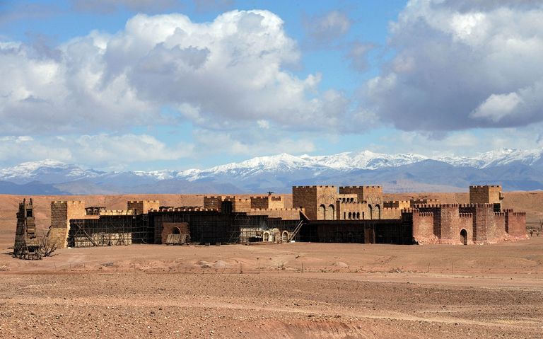 أحد استوديوهات مدينة ورزازات