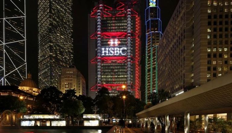 مقر HSBC في حي المال في هونج كونج- رويترز 