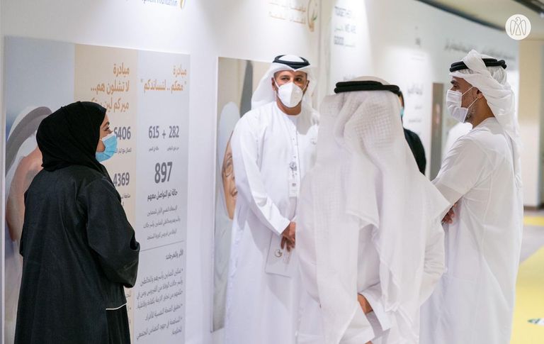 خالد بن محمد بن زايد يزور دائرة تنمية المجتمع بأبوظبي