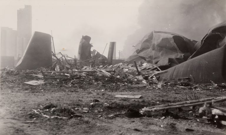 آثار انفجار مرفأ بيروت