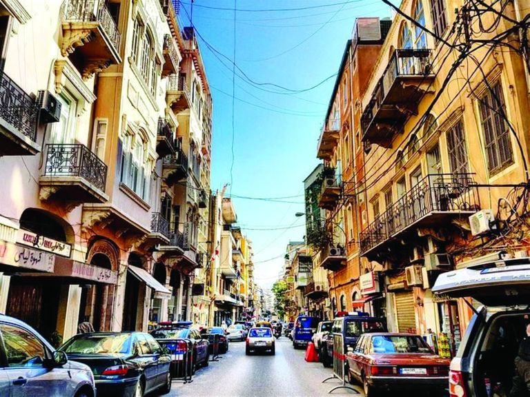 منطقة الجميزة قبل انفجار مرفأ بيروت انفجار بيروت