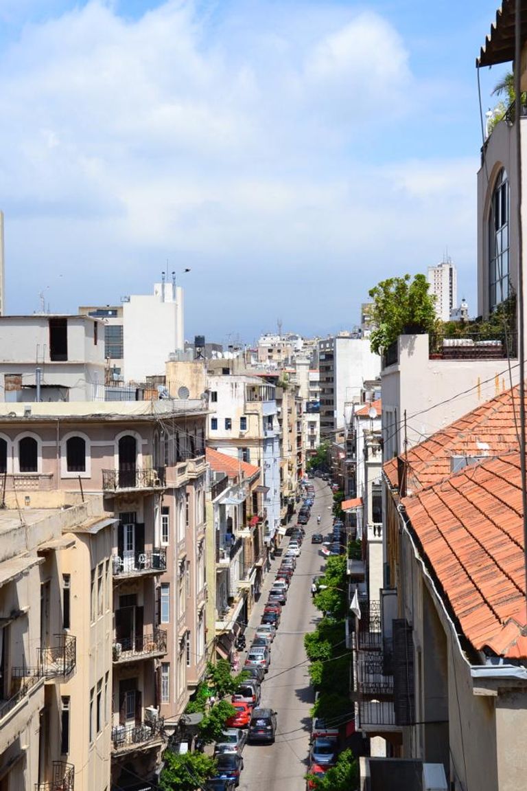 منطقة الجميزة قبل انفجار مرفأ بيروت انفجار بيروت