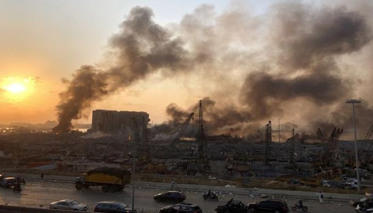 انفجار مرفأ بيروت - رويترز