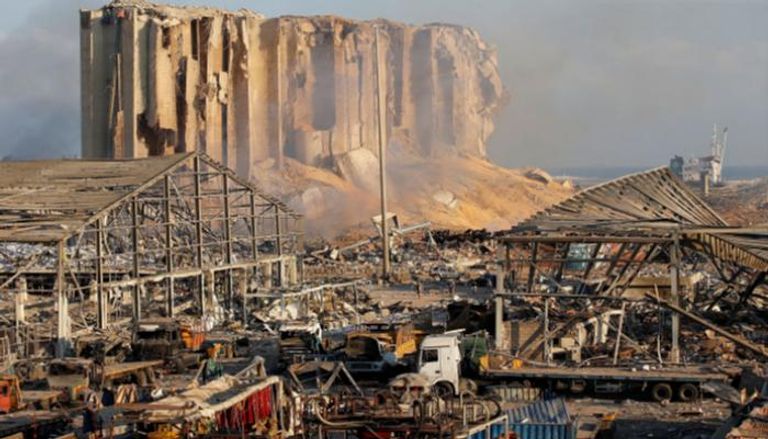 آثار انفجار بيروت 