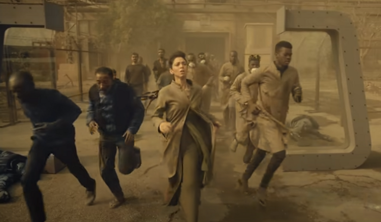 يوسف الشريف في أحد مشاهد مسلسل