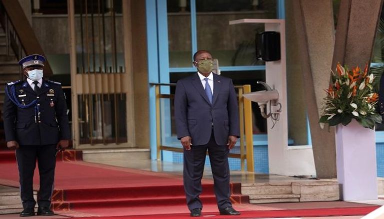 رئيس ساحل العاج الحسن واتارا خلال خطاب الخميس