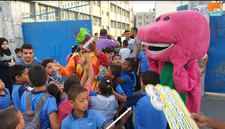 عودة مدارس غزة وسط إجراءات احترازية