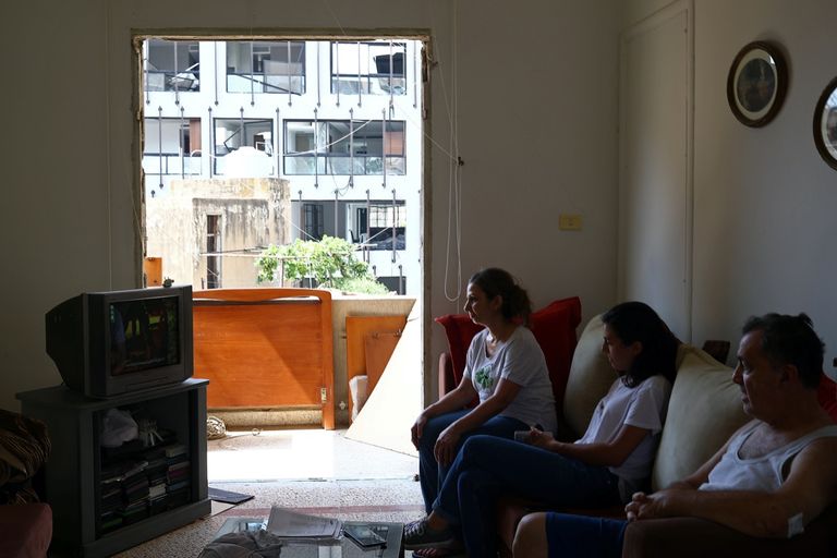 منازل بيروت المدمرة