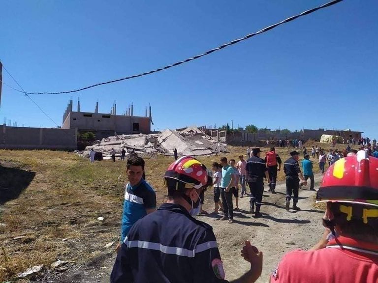 زلزال محافظة ميلة الجمعة الماضي ساحل مدينة تيبازة الجزائرية مركز الهزة الأرضية - أرشيفية