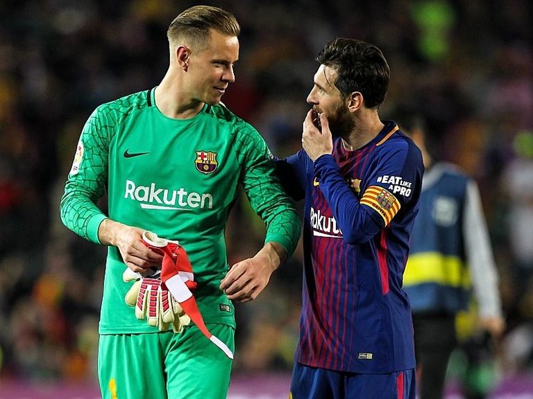 تير شتيجن وميسي