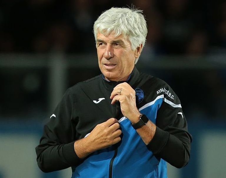 جيان بييرو جاسبيريني مدرب أتالانتا  كيليان مبابي ونيمار دا سيلفا نجما باريس سان جيرمان