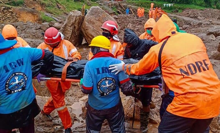 انهيارات أرضية جنوب الهند