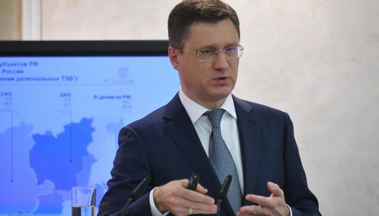 ألكسندر نوفاك وزير الطاقة الروسي 