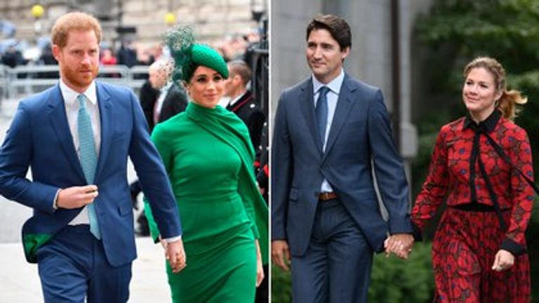 الأمير تشارلز مع ميجان ماركل