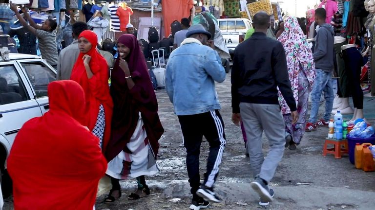 رقصات لشعب الصومال الإثيوبي