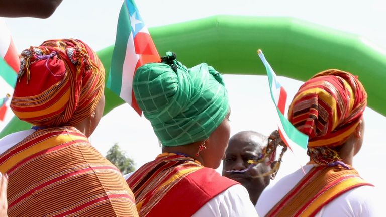 رقصات لشعب الصومال الإثيوبي