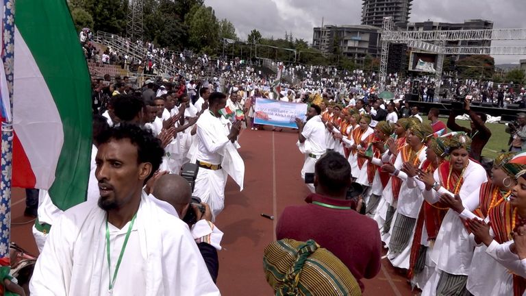 رقصات لشعب الصومال الإثيوبي