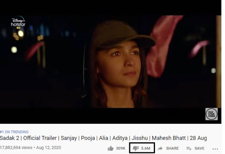 عاليا باهات من فيلم "ساداك 2"