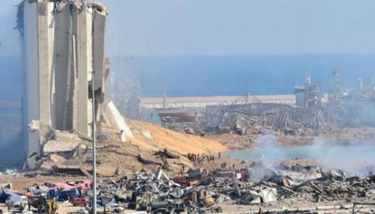 آثار انفجار مرفأ بيروت