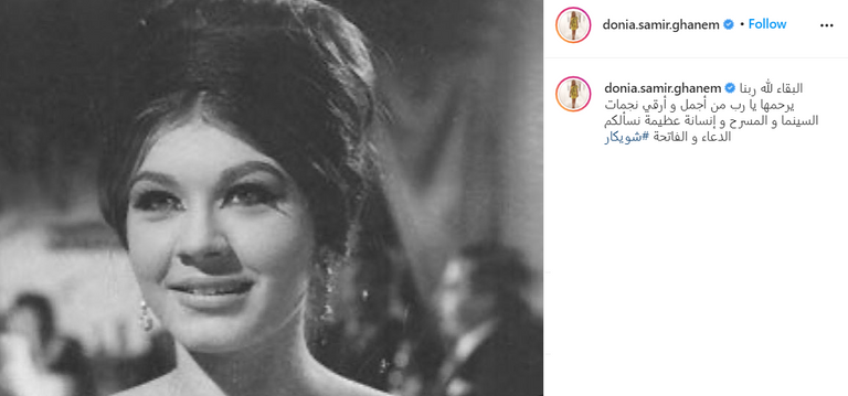 الفنانة المصرية شويكار