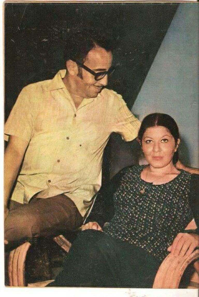 الفنان الراحل فؤاد المهندس، وزوجته الفنانة الراحلة شويكار شويكار مع الفنان فؤاد المهندس